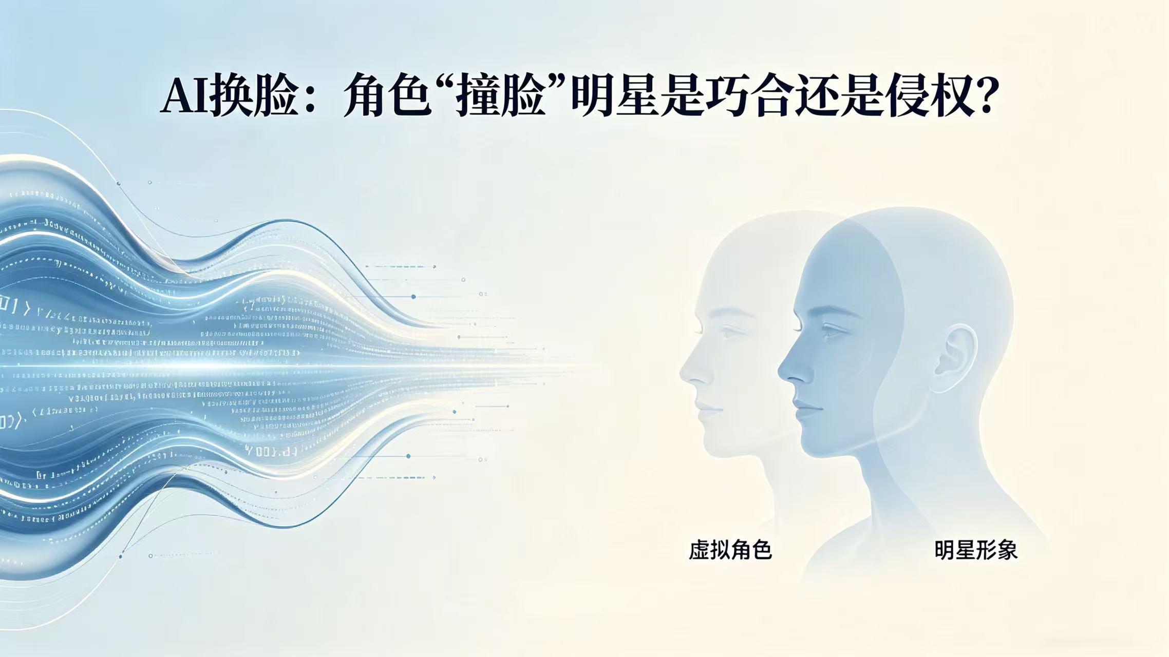 AI換臉讓角色“撞臉”明星，是巧合還是侵權(quán)？